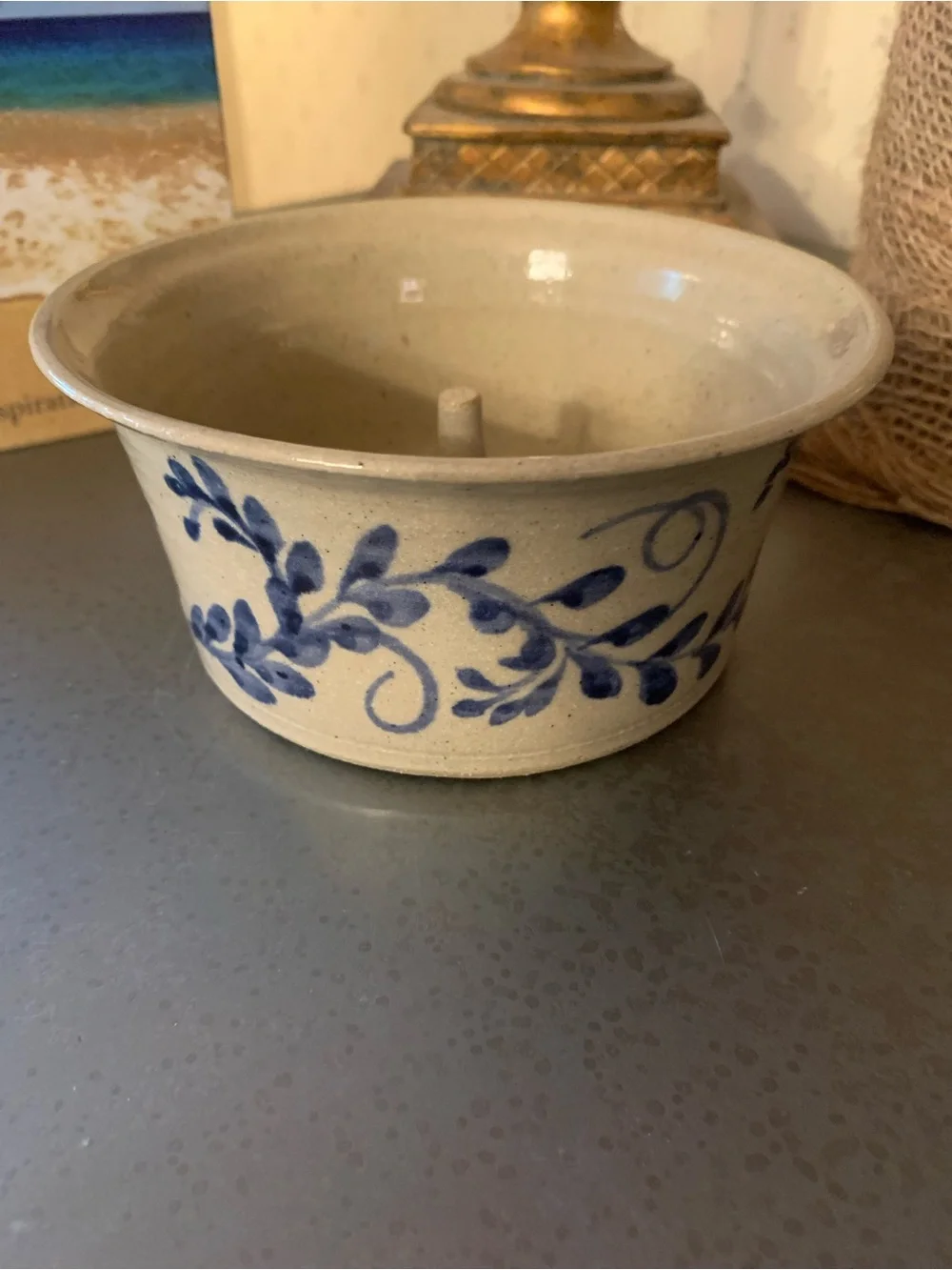 CHARLESTON POTTERY, juicer or apple baker stoneware.